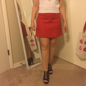 Sexy Red Mini Skirt
